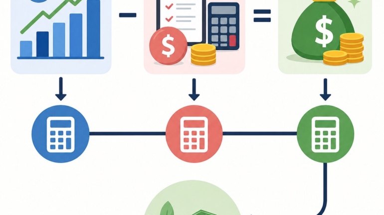 how to find net income