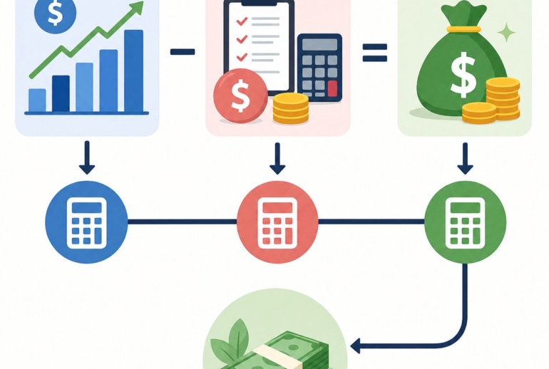 how to find net income
