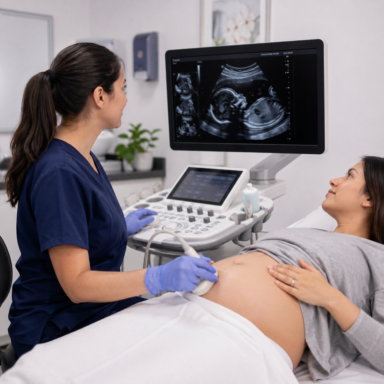 what do sonogram technicians do​
