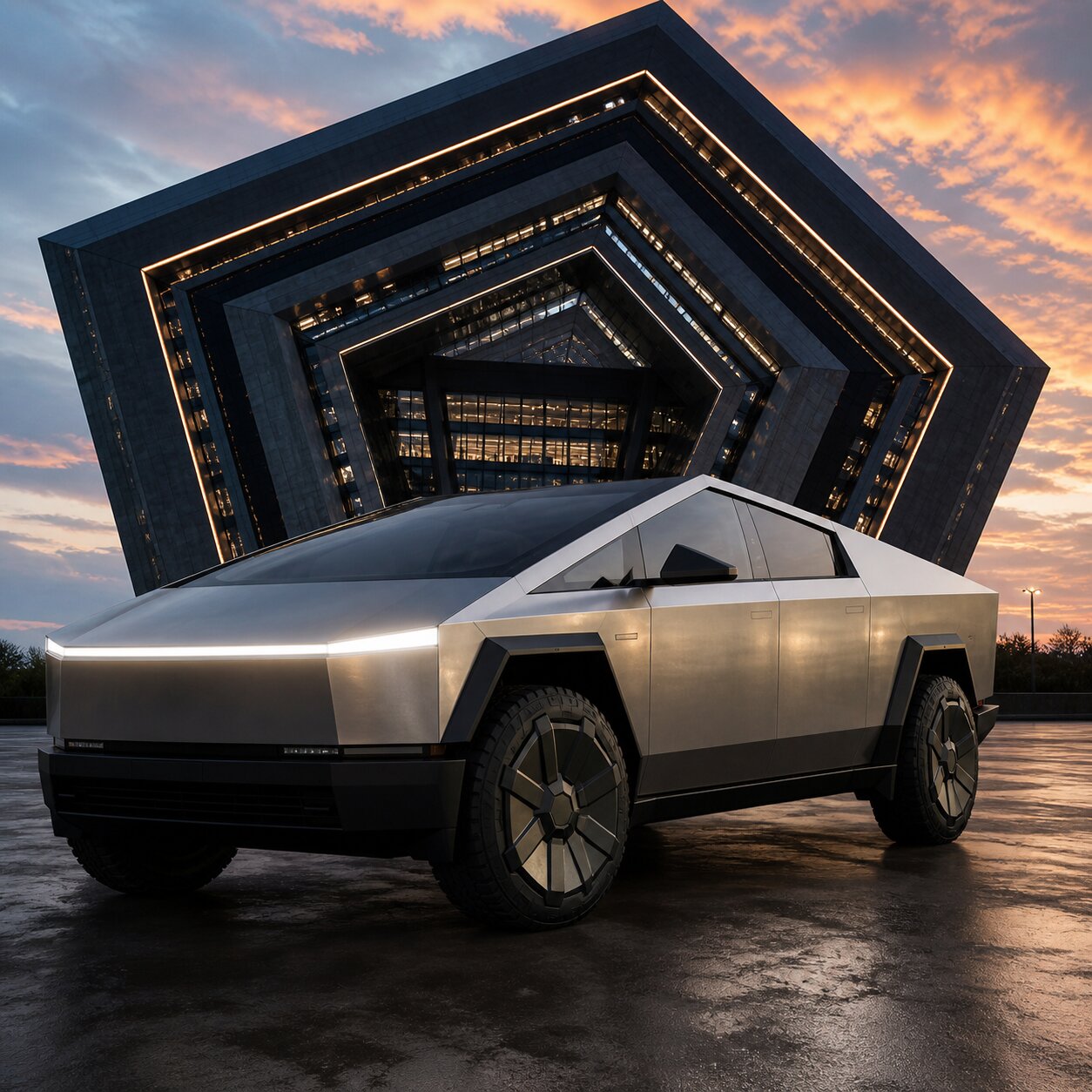 pentagon big tech tesla cybertruck