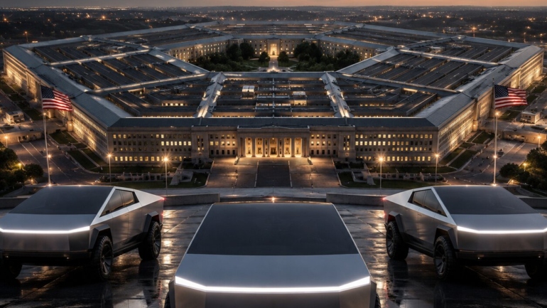 pentagon big tech tesla cybertrucks