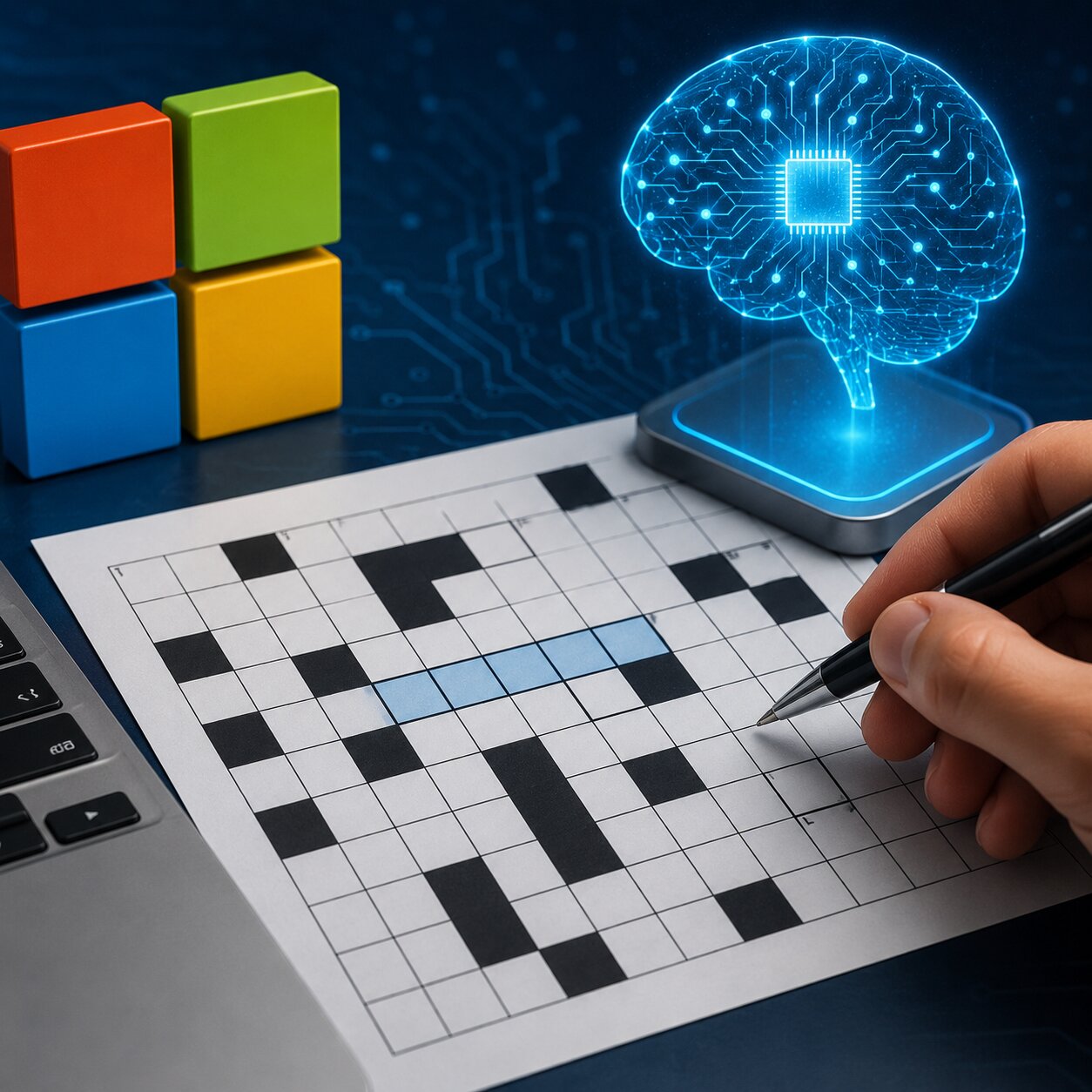 microsoft ai tool crossword clue